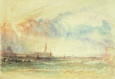 Tormenta al atardecer, Venecia, c.1840 de Joseph Mallord William Turner